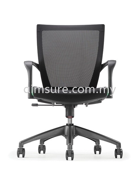 MX Presidential low back mesh chair AIM8113N-NHB (front view)