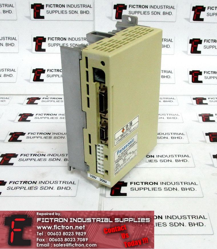 MSD021P2E PANASONIC AC Servo Driver Supply Repair Malaysia Singapore Indonesia USA Thailand Australia