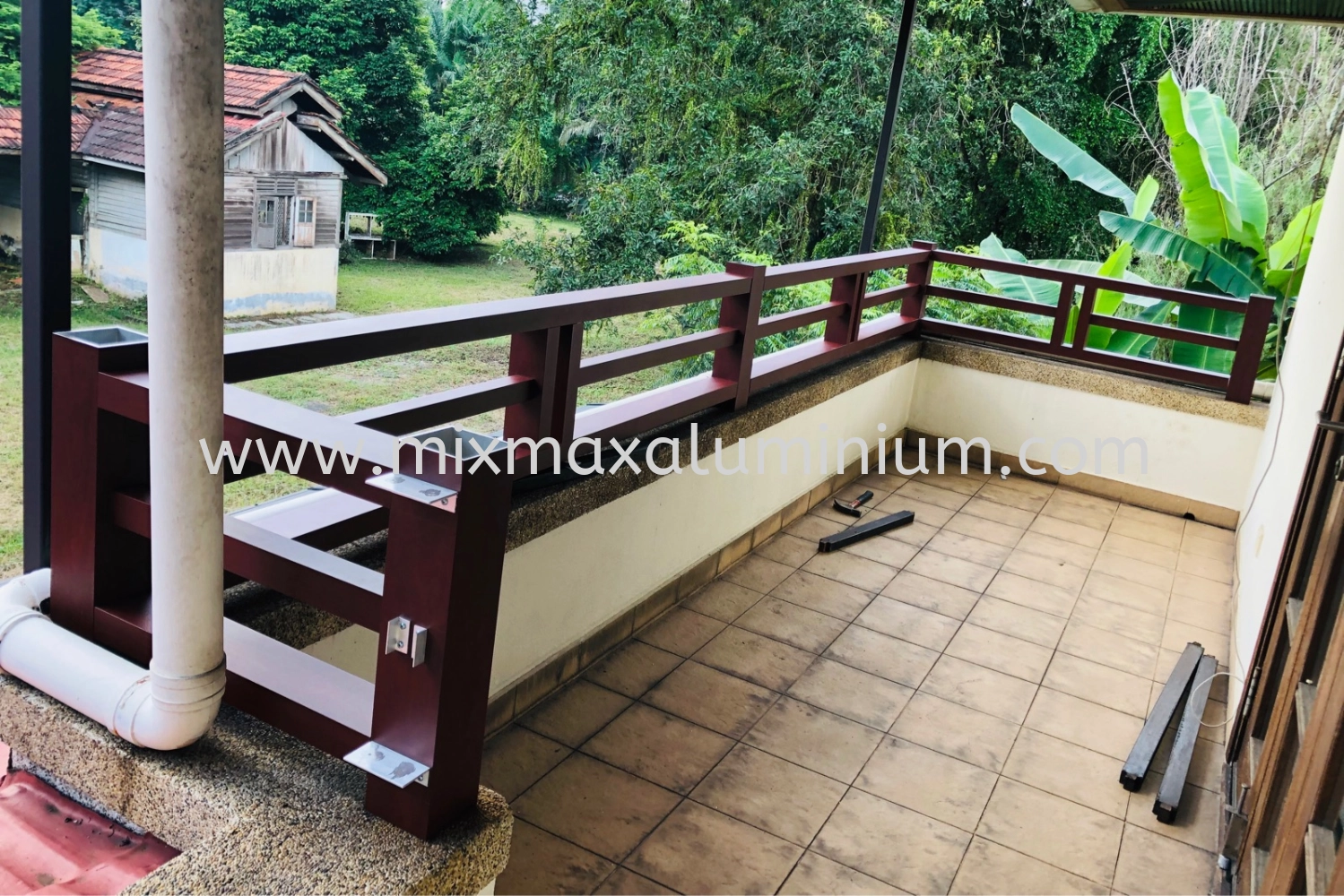 Installation Aluminium Fencing @ Jalan Gurney, KL