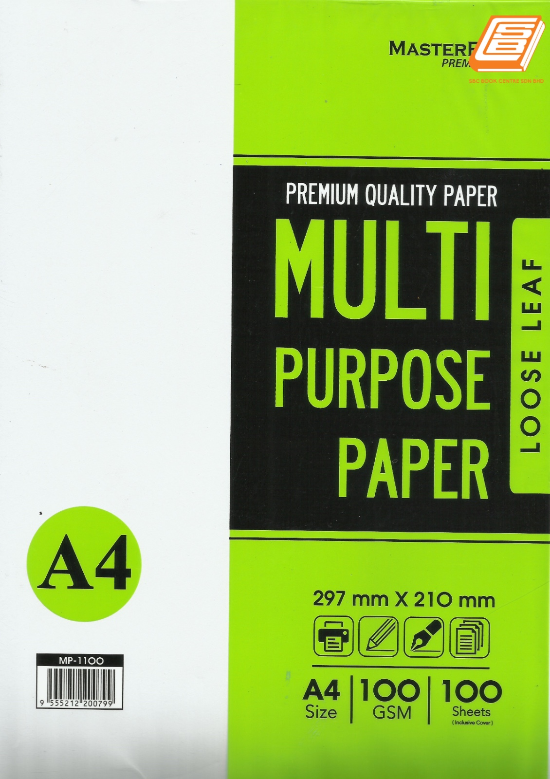 Masterprint - Multi Purpose Paper 100gsm x 100s - (MP-1100)