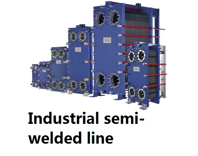 Industrial semi-welded line
