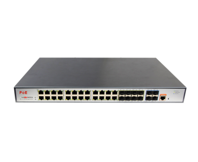 24 PORT GIGABIT L3 MANAGED POE SWITCH (AZSW24GPL3-8S4S+)