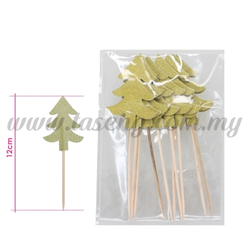 Tooth Stick Tree - Gold 1pack * 10pcs (TS-TR-GO10)