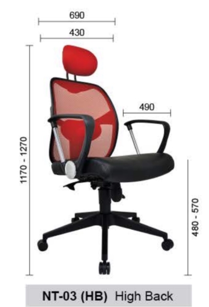 NT03-HB Highback Chair  Office Chair  Selangor, Kuala Lumpur (KL), Puchong, Malaysia Supplier, Suppliers, Supply, Supplies | Elmod Online Sdn Bhd