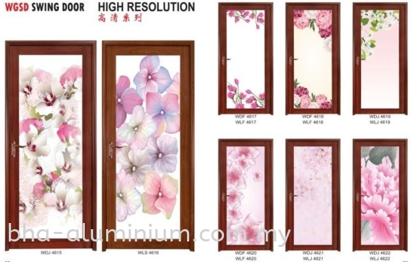  ALUMINIUM DOOR WITH DESIGN PANEL    Supplier, Suppliers, Supply, Supplies | BHA Aluminium & Glass Sdn Bhd