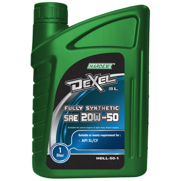 Hardex Dexel SL SAE 20W-50 1L HARDEX DEXEL SL SERIES FULLY SYNTHETIC ENGINE OIL PETROL & LIGHT DUTY DIESEL ENGINE OIL - DEXEL SERIES LUBRICANT PRODUCTS Pahang, Malaysia, Kuantan Manufacturer, Supplier, Distributor, Supply | Hardex Corporation Sdn Bhd