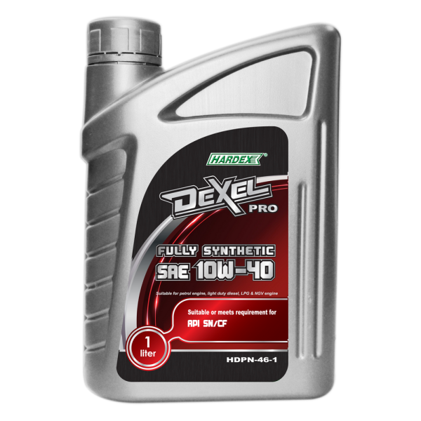Hardex Dexel Pro SAE 10W-40 1L HARDEX DEXEL PRO SERIES FULLY SYNTHETIC ENGINE OIL PETROL & LIGHT DUTY DIESEL ENGINE OIL - DEXEL SERIES LUBRICANT PRODUCTS Pahang, Malaysia, Kuantan Manufacturer, Supplier, Distributor, Supply | Hardex Corporation Sdn Bhd