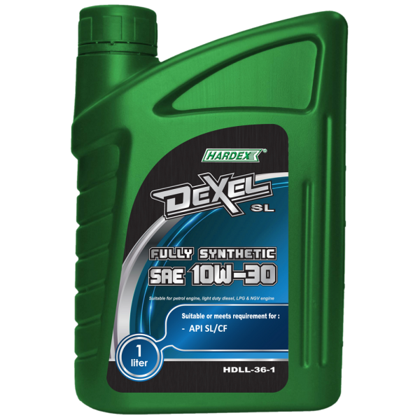 Hardex Dexel SL SAE 10W-30 1L HARDEX DEXEL SL SERIES FULLY SYNTHETIC ENGINE OIL PETROL ENGINE OIL - DEXEL SERIES LUBRICANT PRODUCTS Pahang, Malaysia, Kuantan Manufacturer, Supplier, Distributor, Supply | Hardex Corporation Sdn Bhd