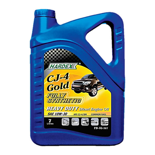 Hardex CJ-4 Gold SAE 10W-30 7L FULLY SYNTHETIC LIGHT & HEAVY DUTY DIESEL ENGINE OIL LUBRICANT PRODUCTS Pahang, Malaysia, Kuantan Manufacturer, Supplier, Distributor, Supply | Hardex Corporation Sdn Bhd
