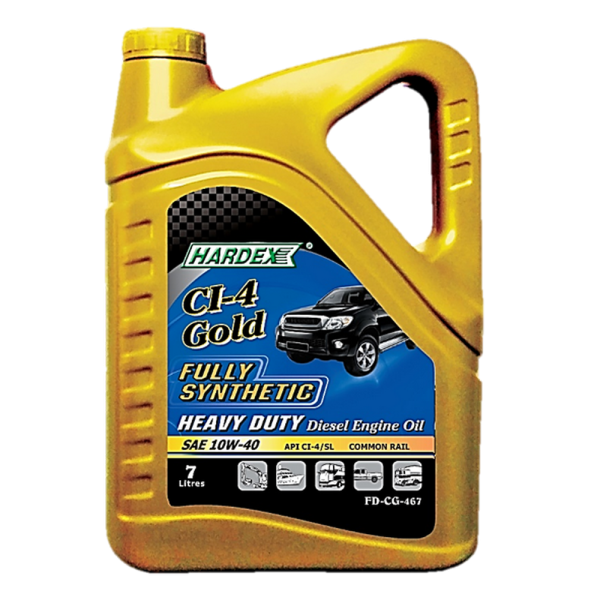 Hardex CI-4 Gold SAE 10W-40 7L FULLY SYNTHETIC LIGHT & HEAVY DUTY DIESEL ENGINE OIL LUBRICANT PRODUCTS Pahang, Malaysia, Kuantan Manufacturer, Supplier, Distributor, Supply | Hardex Corporation Sdn Bhd