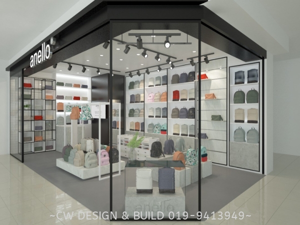 Anello Retail Shop @ One Utama Mall, Petaling Jaya, Malaysia Retail Shop Design & Build Commercial Design & Build Selangor, Malaysia, Seri Kembangan, Kuala Lumpur (KL) Services, Design, Renovation, Company | CW Design & Build Sdn Bhd