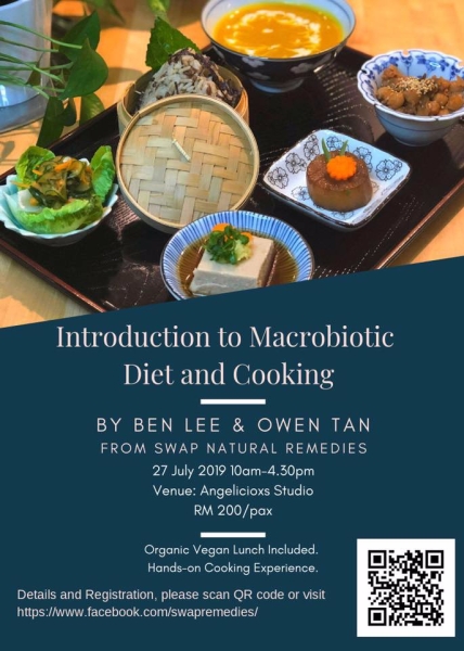 Macrobiotic Diet Workshop Culinary Workshop Baking & Culinary Kuala Lumpur (KL), Malaysia, Selangor, Danau Desa Class, Lesson, Workshop | Angelicioxs Studio