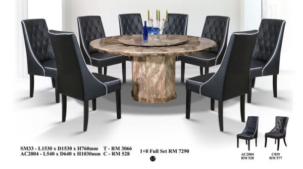  Marble Set Dining Set Selangor, Kuala Lumpur (KL), Puchong, Malaysia Supplier, Suppliers, Supply, Supplies | Elmod Online Sdn Bhd