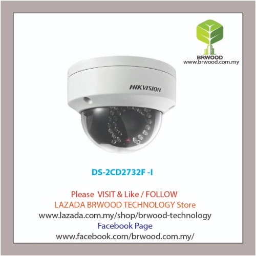 HIKVISION DS-2CD2732F -I: 3MP IR Vari-focal Network Dome Camera