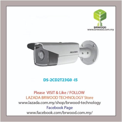 HIKVISION DS-2CD2T23G0 -I5: 2 MP IR Fixed Bullet Network Camera