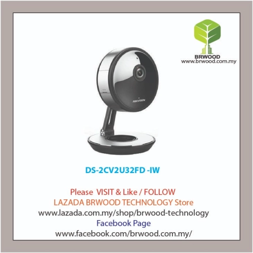 HIKVISION DS-2CV2U32FD -IW: 3 MP 180° Wide Angle EXIR Cube Network Camera