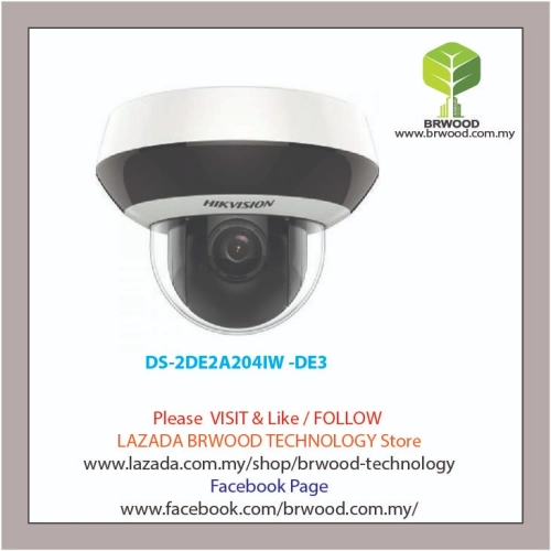 HIKVISION DS-2DE2A204IW -DE3: 2MP 4× IR Network PTZ Camera