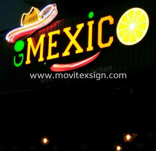 Neon and Led Signboard give you a stronger eye catching with 3D effect, more attraction at night