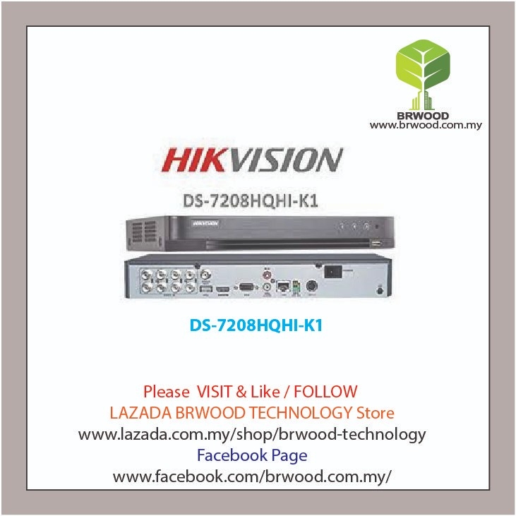 Hikvision Ds 78hqhi K1 8 Channel 1080p Turbo Hd Dvr Turbo Hd Dvr Hikvision Cctv System