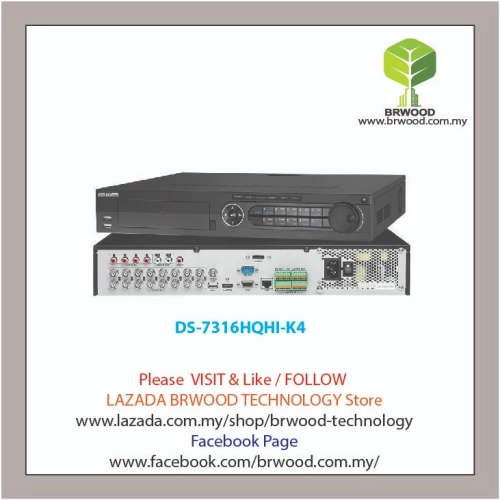 HIKVISION DS-7316HQHI-K4: Turbo HD 16CH 5MP Full HD Digital Video Recorder (DVR)