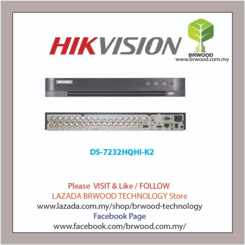 HIKVISION DS-7232HQHI-K2: TURBO HD 32CH 4MP FULL HD DIGITAL VIDEO RECORDER (DVR)