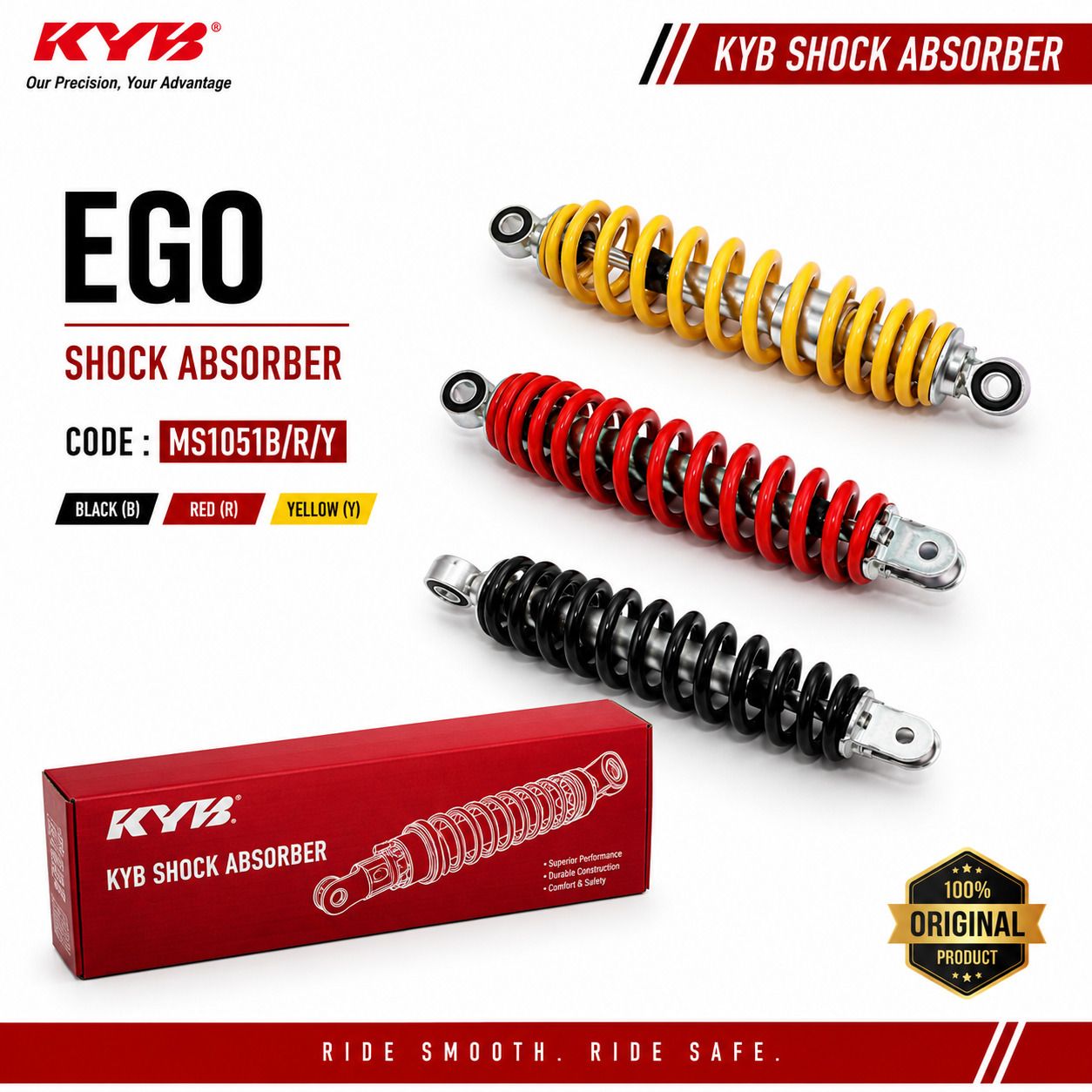 KAYABA EGO 5VW REAR ABSORBER (MS1051B/R/Y)