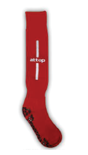 ATTOP SOCCER SOCKS AS10 RED/WHITE Soccer Socks Footwear Kuala Lumpur (KL), Malaysia, Selangor, Pandan Indah Manufacturer, Supplier, Supply, Supplies | Azzurri Enterprise Sdn Bhd