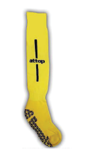 ATTOP SOCCER SOCKS AS10 YELLOW/BLACK Soccer Socks Footwear Kuala Lumpur (KL), Malaysia, Selangor, Pandan Indah Manufacturer, Supplier, Supply, Supplies | Azzurri Enterprise Sdn Bhd