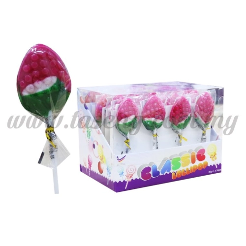  Lollipop Strawberry 1box *24pcs (CD-CP-SB)