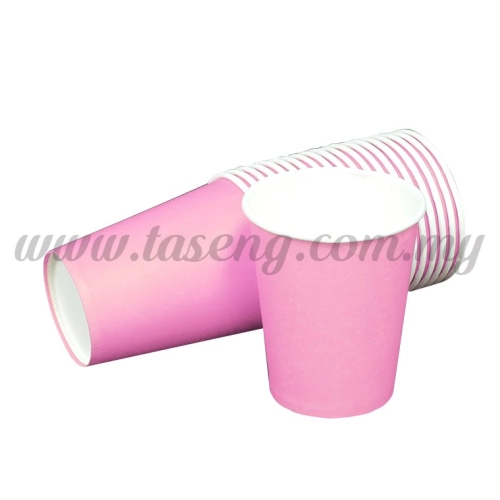 Paper Cup Plain Pink 20pcs (P-PC-PP)