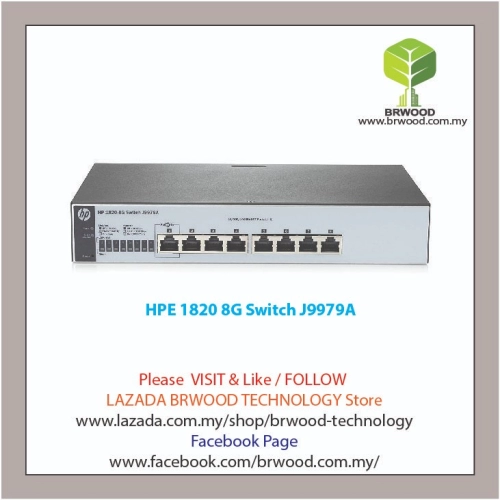 HPE J9981A: OfficeConnect 1820 48G 48 Port 10/100/1000 Mbps Switch  Selangor, Malaysia, Kuala Lumpur (KL), Puchong Service, Installation |  Brwood Technology