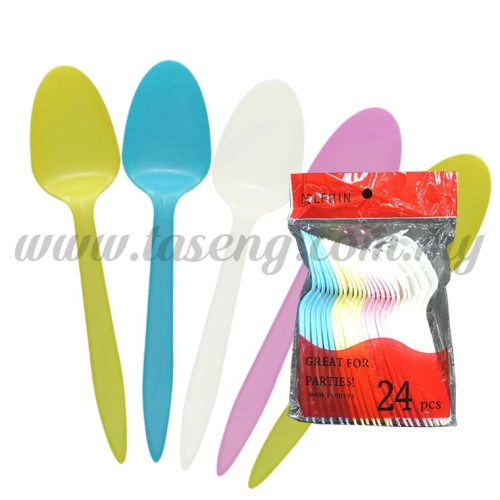 Plastic Spoon 1pack *24pcs (P-PS)