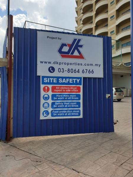 Hoarding Sign Metal Hoarding Selangor, Malaysia, Kuala Lumpur (KL), Batu Caves Manufacturer, Maker, Design, Supplier | CP Sign Construction