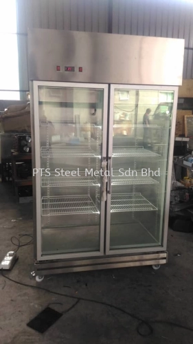 s/s 2 door display chiller