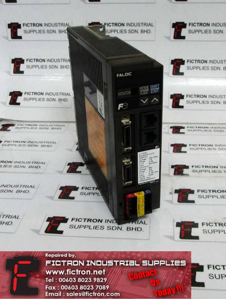 RYC401D3-VVT2 RYC401D3VVT2 FUJI ELECTRIC Servo Amplifier Repair Malaysia Singapore Indonesia USA Thailand