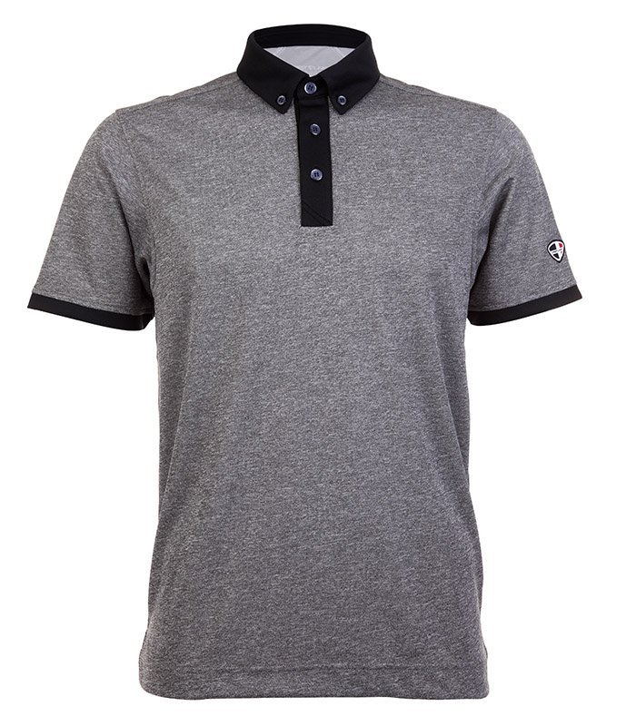 Crest Link Charcoal Grey Dri Fit Apparel