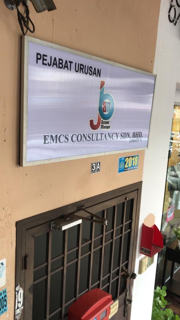 EMCS CONSULTANCY SDN. BHD. Polycarbonate Signage