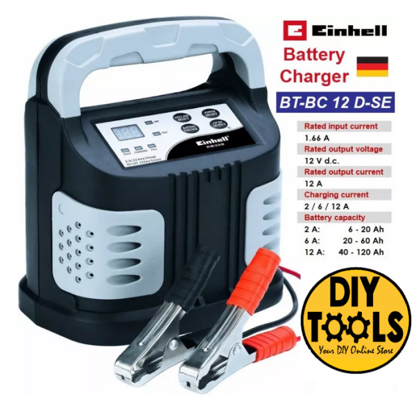 EINHELL BATTERY CHARGER, MODEL: BC12D-SE BATTERY CHARGER OTHER TOOLS Singapore, Kallang Supplier, Suppliers, Supply, Supplies | DIYTOOLS.SG