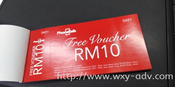 Phone Talk Voucher Offset Johor Bahru (JB), Malaysia Advertising, Printing, Signboard,  Design | Xuan Yao Advertising Sdn Bhd