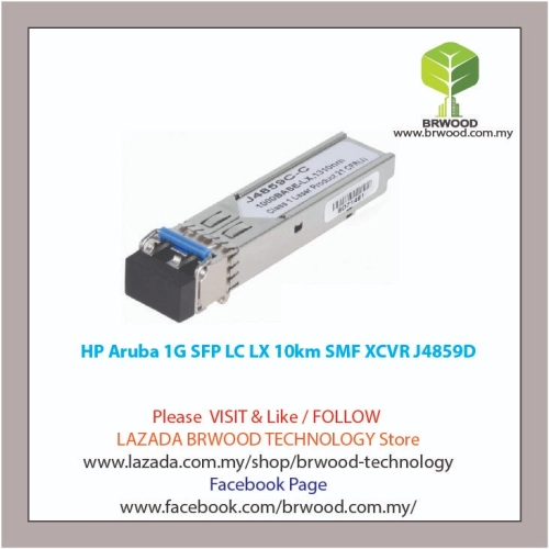 HP Aruba J4859D: 1G SFP LC LX 10km SMF XCVR