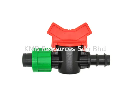 Barb-Lock Valve for drip tape