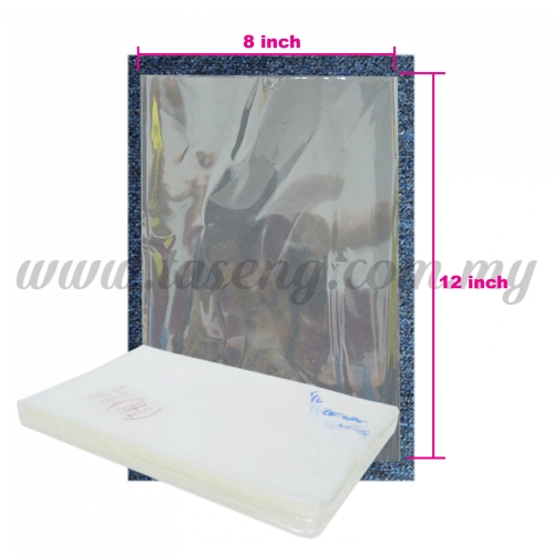 Thailand OPP Plastic 8" x 12" 1pack *1kg (PB-OPP812)