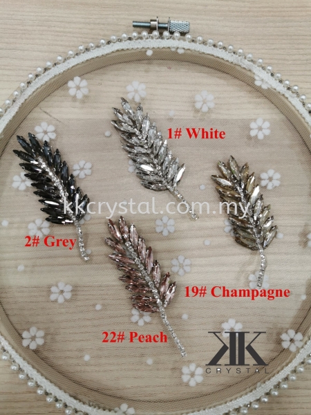 Iron On Flower, Iron On Beads, 3D Flower, Chunky Beads, Code 04# Iron On Chunky Beads Kuala Lumpur (KL), Malaysia, Selangor, Klang, Kepong Wholesaler, Supplier, Supply, Supplies | K&K Crystal Sdn Bhd