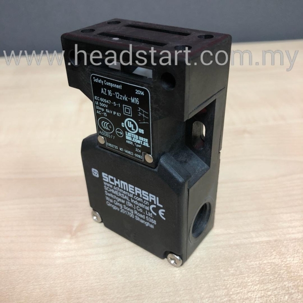 SCHMERSAL SAFETY SWITCH AZ 16-12ZVK-M16 MALAYSIA Safety Switch and Actuator SCHMERSAL Selangor, Kuala Lumpur (KL), Shah Alam, Malaysia Supplier, Suppliers, Supply, Supplies | Headstart Technologies Sdn Bhd