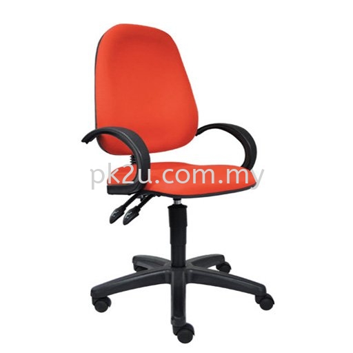 PK-TSOC-6-A-L1 - Task IV Typist Chair With Armrest Typist Chair / Secretary Chair Fabric Office Chair Office Chair Johor Bahru (JB), Malaysia Supplier, Manufacturer, Supply, Supplies | PK Furniture System Sdn Bhd