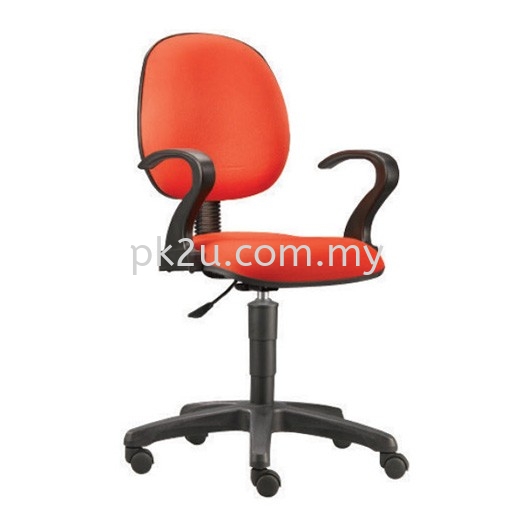 PK-TSOC-5-A-L1 - Task IV Typist Chair With Armrest Typist Chair / Secretary Chair Fabric Office Chair Office Chair Johor Bahru (JB), Malaysia Supplier, Manufacturer, Supply, Supplies | PK Furniture System Sdn Bhd