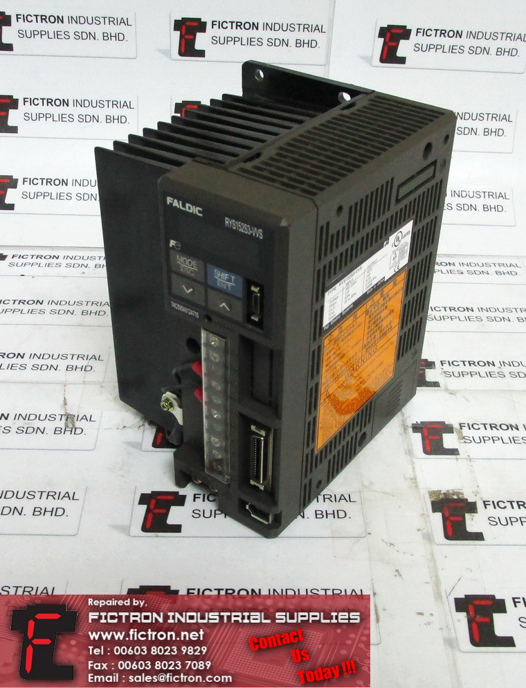 RYS152S3-VVS RYS152S3VVS FUJI ELECTRIC AC Servo Drive Repair Malaysia Singapore Indonesia USA Thailand Australia
