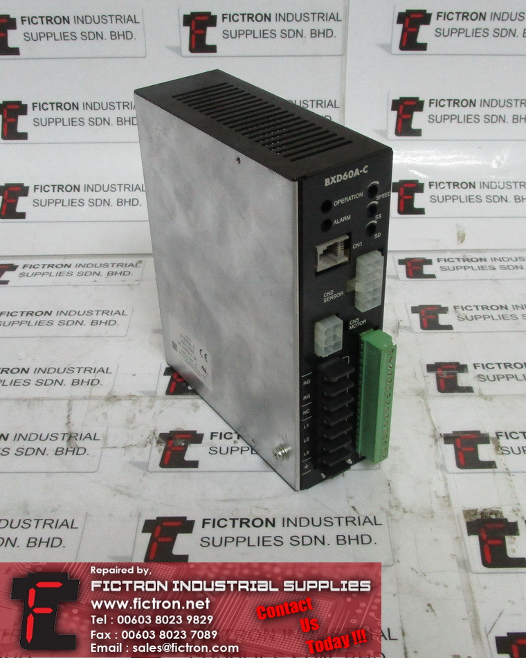 BXD60A-C BXD60AC ORIENTAL MOTOR DC Motor Driver Repair Malaysia Singapore Indonesia USA Thailand Australia