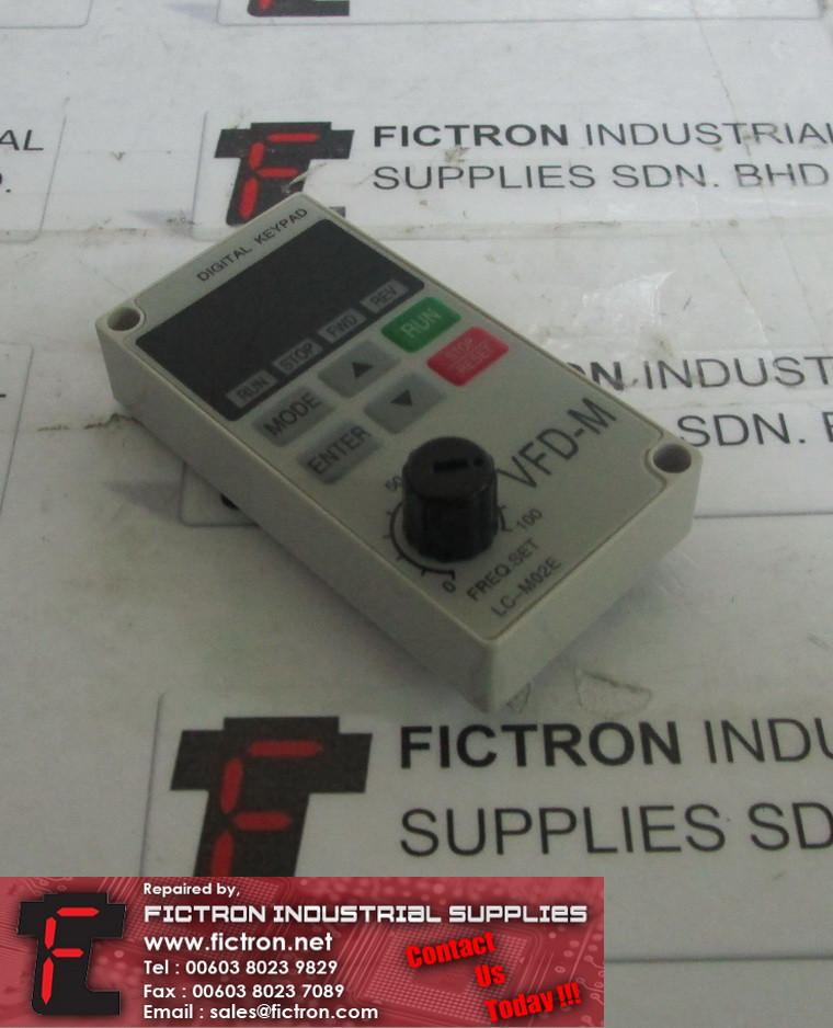 LC-M02E LCM02E DELTA Digital Keypad Operation Panel Repair Malaysia Singapore Indonesia USA Thailand Australia