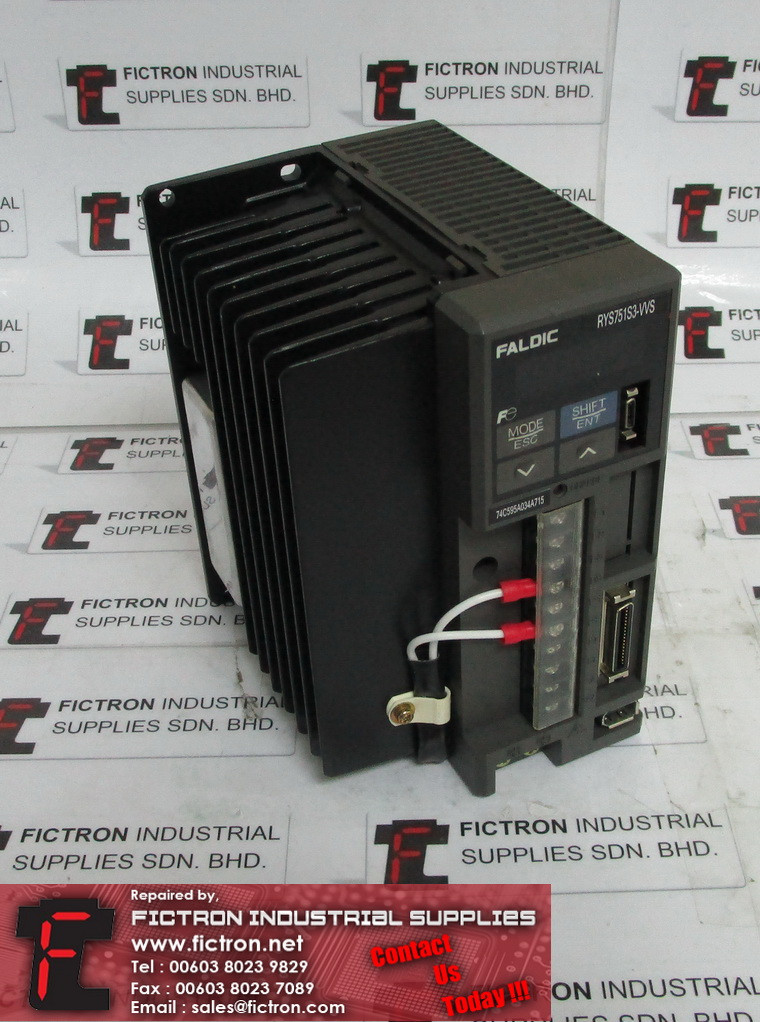 RYS751S3-VVS RYS751S3VVS FUJI ELECTRIC AC Servo Amplifier Repair Malaysia Singapore Indonesia USA Thailand